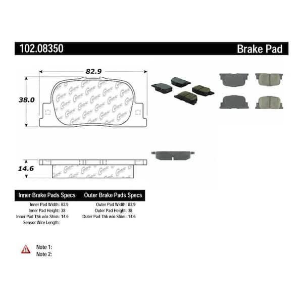 Centric Parts Disc Brake Pad Set