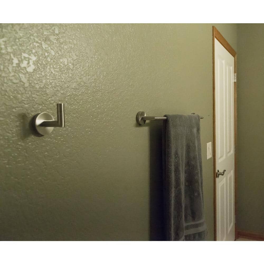 Satin Nickel 24" Wall Mounted Towel Bar
