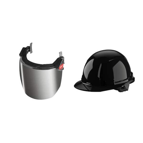 Milwaukee BOLT Mirror Eye Visor with (5) BLU Front Brim w/ Bolt