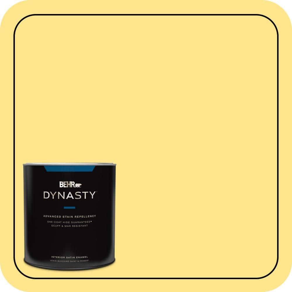 1 qt. #370A-3 Bicycle Yellow Satin Enamel Interior Stain-Blocking Paint & Primer price history on PriceWatchPro