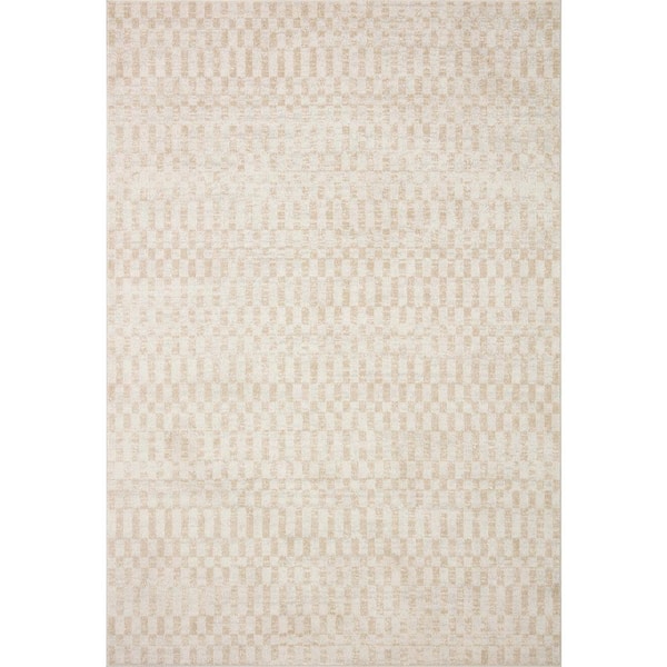 LOLOI II Kamala Ivory/Natural 7'-10" x 10' Transitional Area Rug