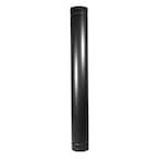 PelletVent 3 in. x 24 in. Double-Wall Chimney Stove Pipe in Black