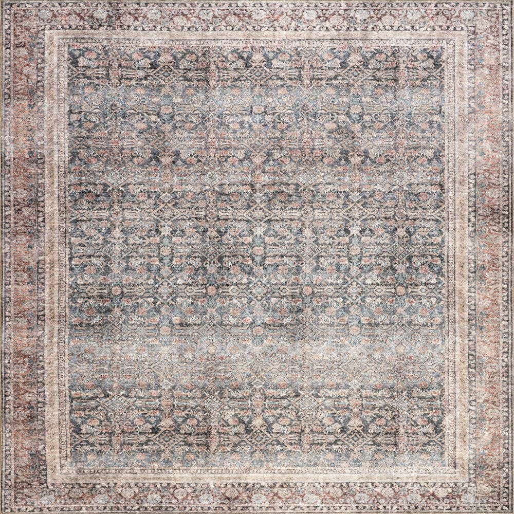 Hillstone Blue 7 ft. 10 in. x 10 ft. Traditional Vintage Medallion Area Rug price history on PriceWatchPro