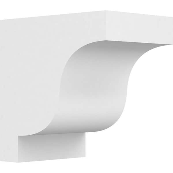 Ekena Millwork 5 in. x 8 in. x 8 in. Standard Newport Architectural Grade PVC Corbel