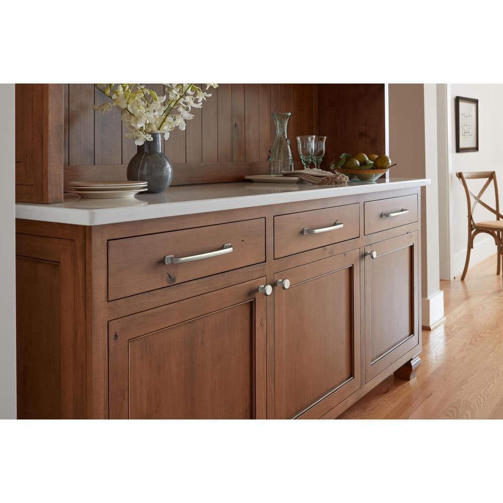 Satin Nickel 6-5/16 Inch Cabinet Drawer Pull Handle