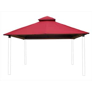 12 ft. sq. Red Sun-DURA Replacement Canopy for 12 ft. sq. STC Gazebo