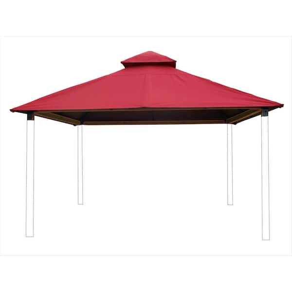 Unbranded 12 ft. sq. Red Sun-DURA Replacement Canopy for 12 ft. sq. STC Gazebo