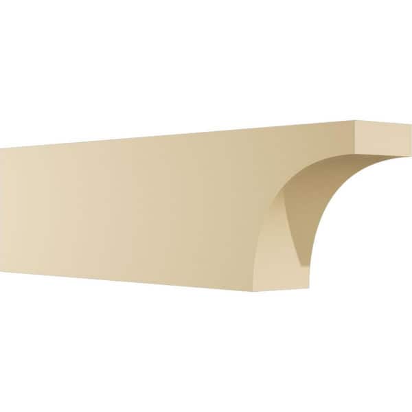 Ekena Millwork Standard Huntington 4 in. W x 8 in. H x 30 in. D Signature Urethane Rafter Tail Outlooker