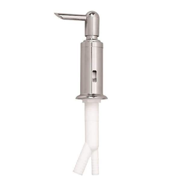 Westbrass Soap and Lotion Dispenser with Air Gap in Polished Chrome