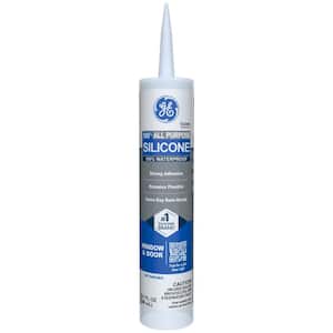 All Purpose Silicone 1 Caulk 10.1 oz Window and Door Sealant Clear