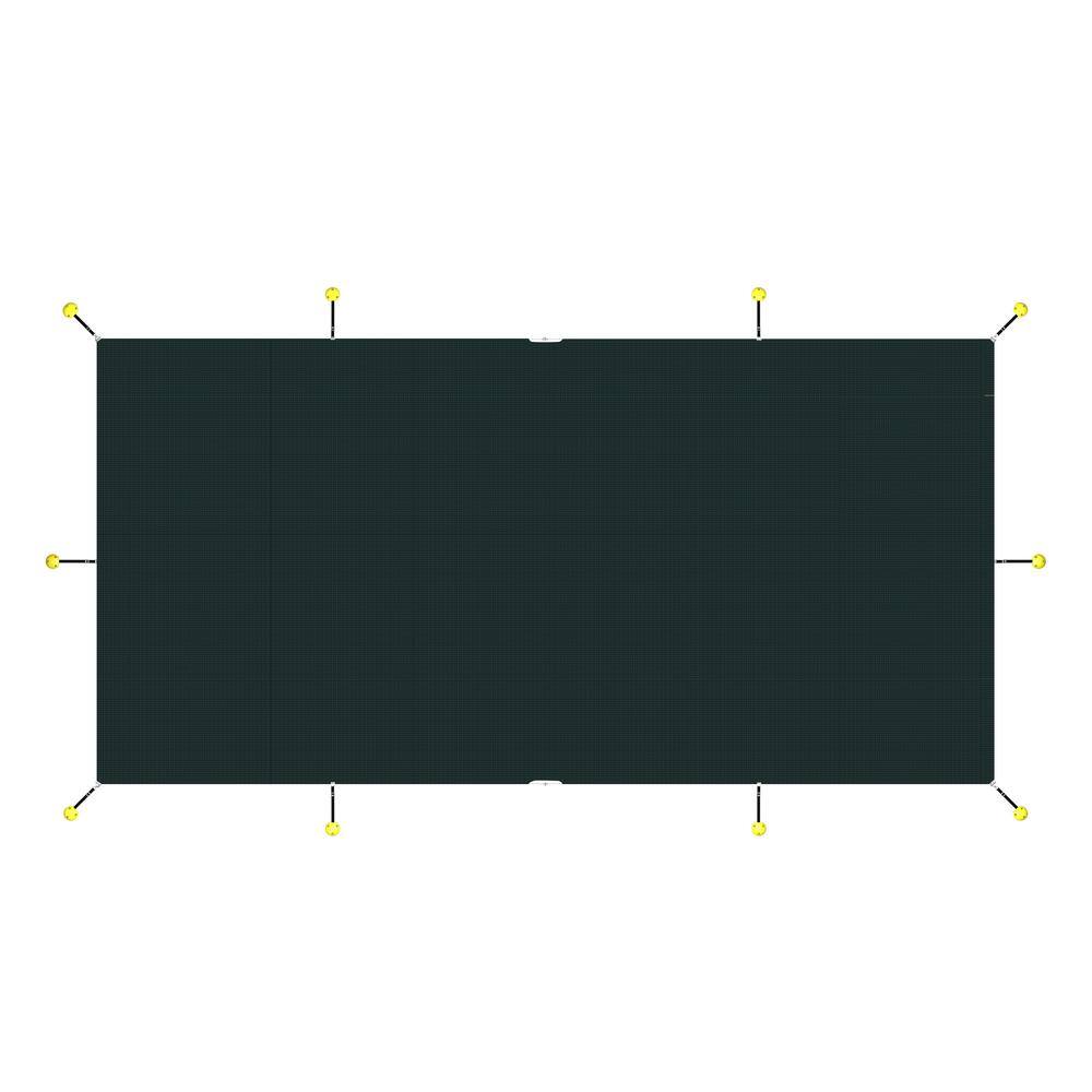 16 ft. x 36 ft. Rectangular Green in Ground Pool Safety Cover with Adjustable Strap price history on PriceWatchPro