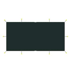 18 ft. x 36 ft. Rectangular Green in Ground Pool Safety Cover with Adjustable Strap