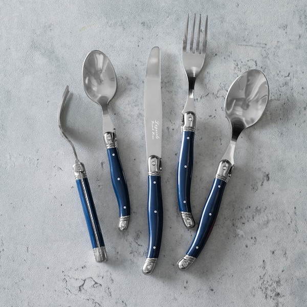 French Home Laguiole Connoisseur 20-Piece 18/10 Stainless-Steel