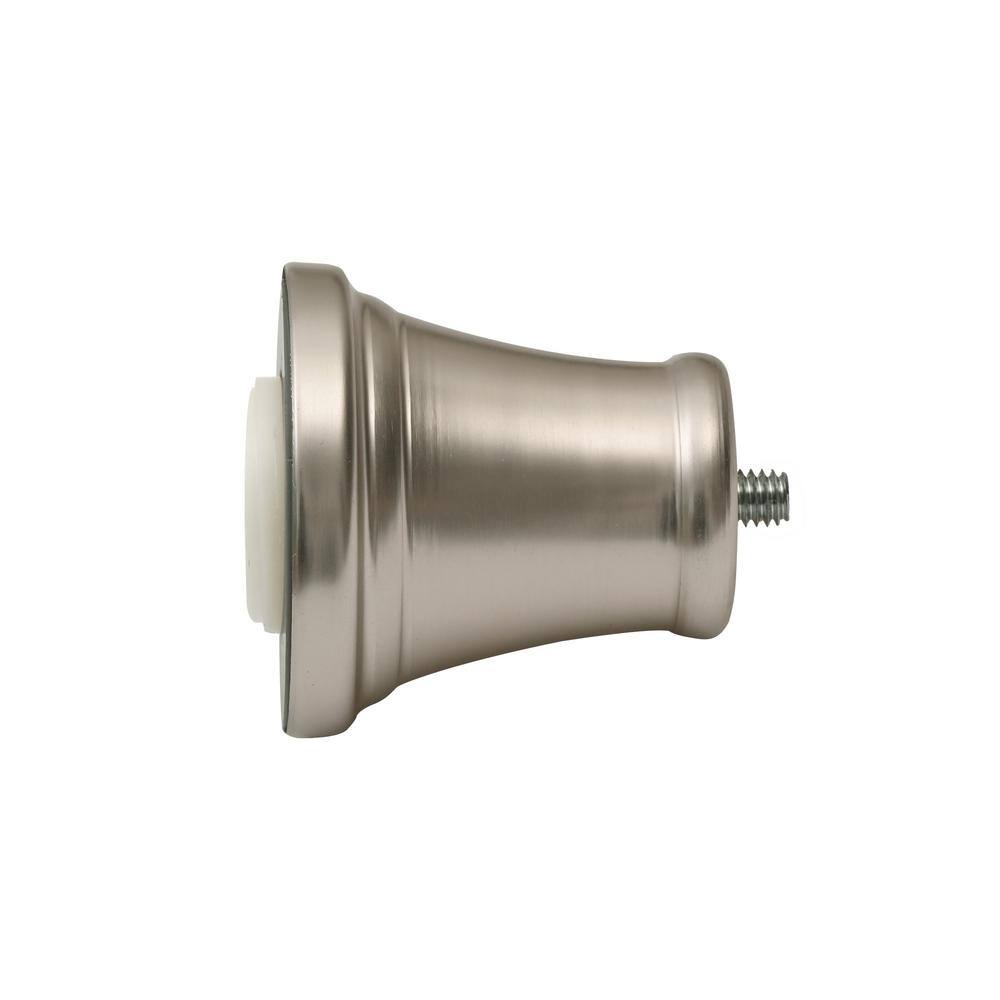 72" Brushed Nickel Aluminum Decorative Tension Shower Rod