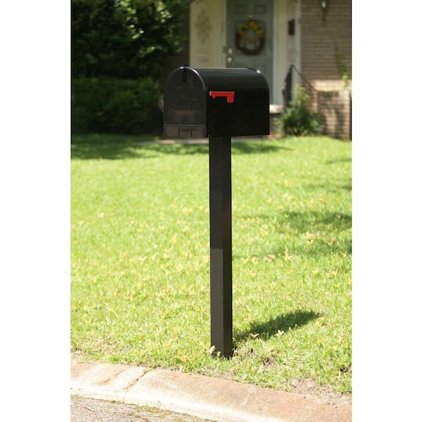 Gibraltar Mailboxes Stanley Extra Large, Steel, Post Mount Mailbox