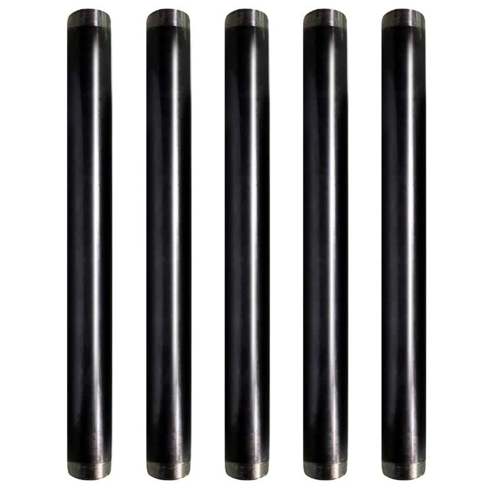 1/2 in. x 30 in. Black Steel Pipe (5-Pack) price history on PriceWatchPro