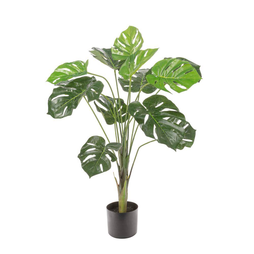 NATURAE DECOR Artificial 29 in. Monstera Indoor and Outdoor Plants OUT ...