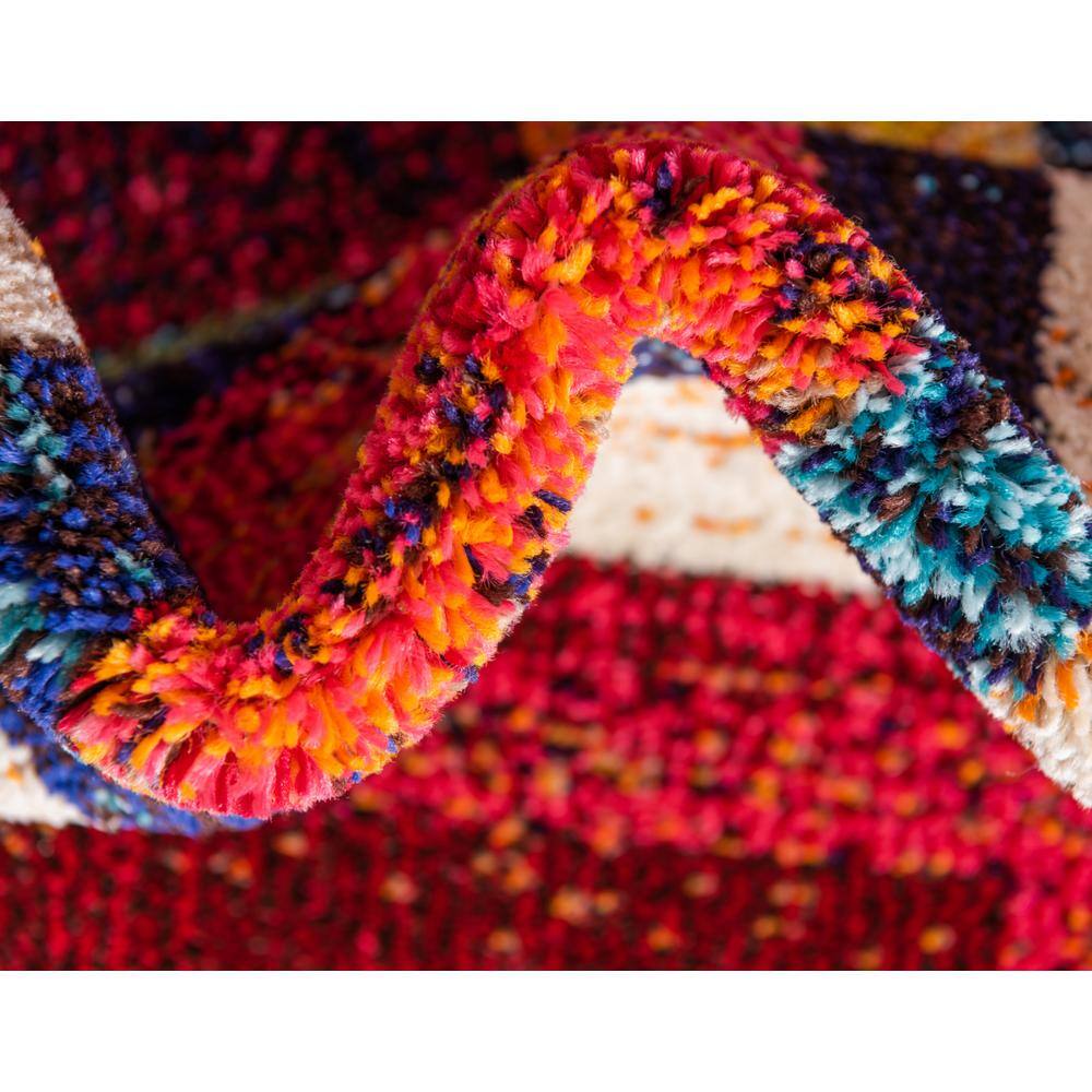 Vibrant Splash Rectangular Indoor Easy-Care Rug 3'3" x 5'3"