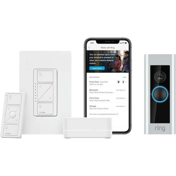 Reviews for Lutron Caseta Smart Dimmer Switch Starter Kit with Ring ...
