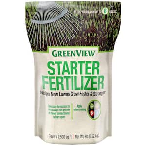 8 lbs. 2,500 sq. ft. Spring or Fall Lawn Starter Fertilizer 10-18-10