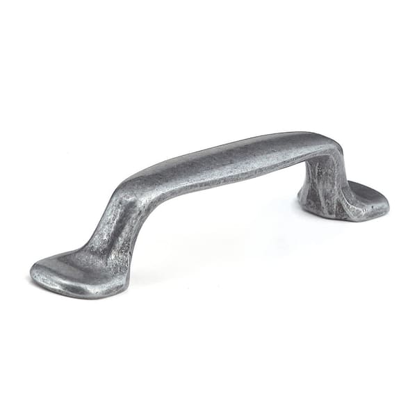 Richelieu Hardware Monceau Collection 3 3/4 in. (96 mm) Natural Iron Traditional Curved Cabinet Bar Pull