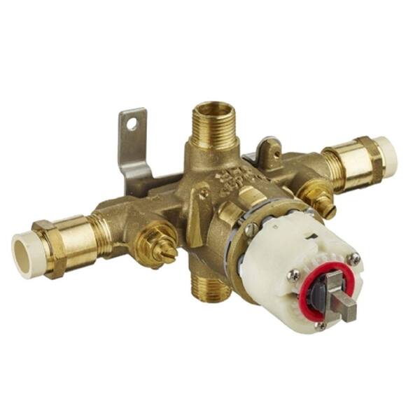 American Standard 1/2 in. Pressure Balance Rough Valve with CPVC Universal Inlets and Outlets with Screwdriver Stops