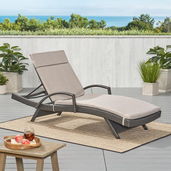 Noble house miller outdoor store chaise lounge cushion