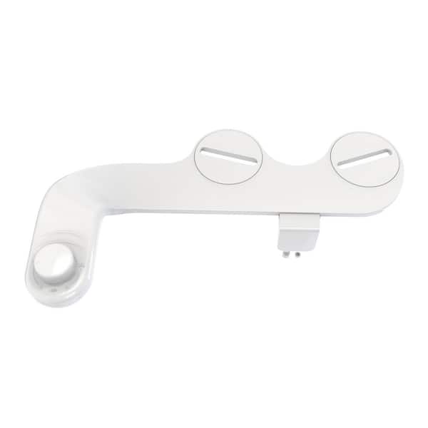 Aqua Swing Attachable Bidet System Bidet Attachment with Adjustable Water Pressure, Self-Cleaning in White
