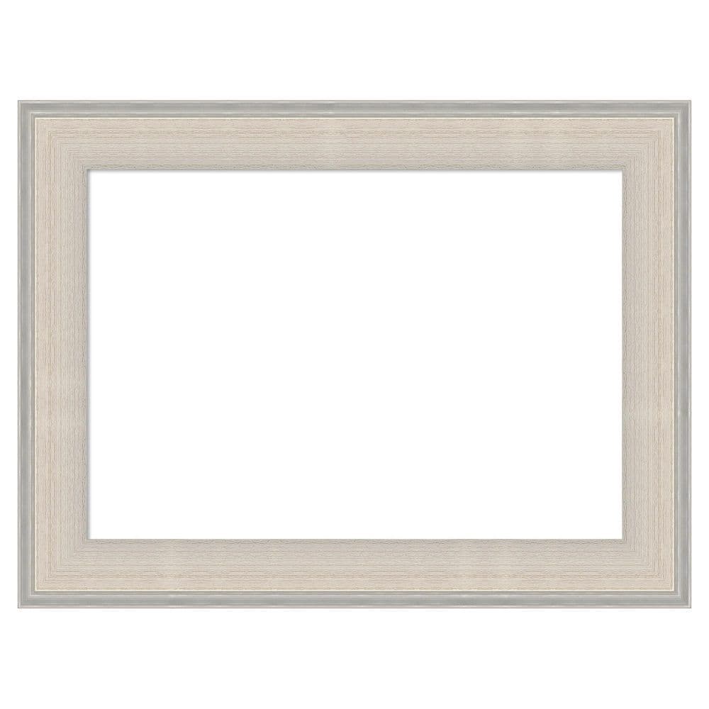 Cottage White Silver 24 in. x 18 in. Wood Framed Dry Erase Magnetic Memo Board price history on PriceWatchPro