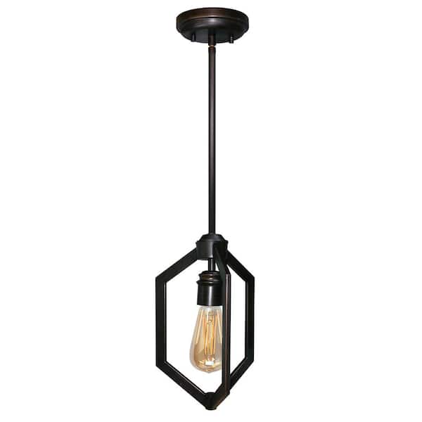 Unbranded 1-Light Carina Oil Rubbed Bronze Mini-Pendant
