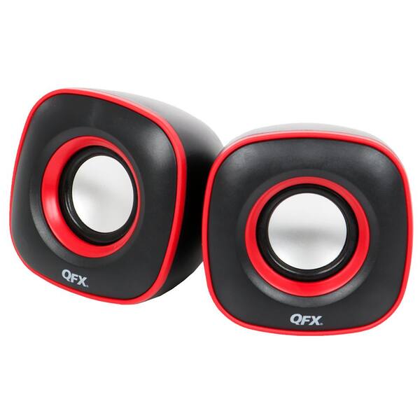 QFX 2.0 USB Powered Multimedia Speaker System, Black
