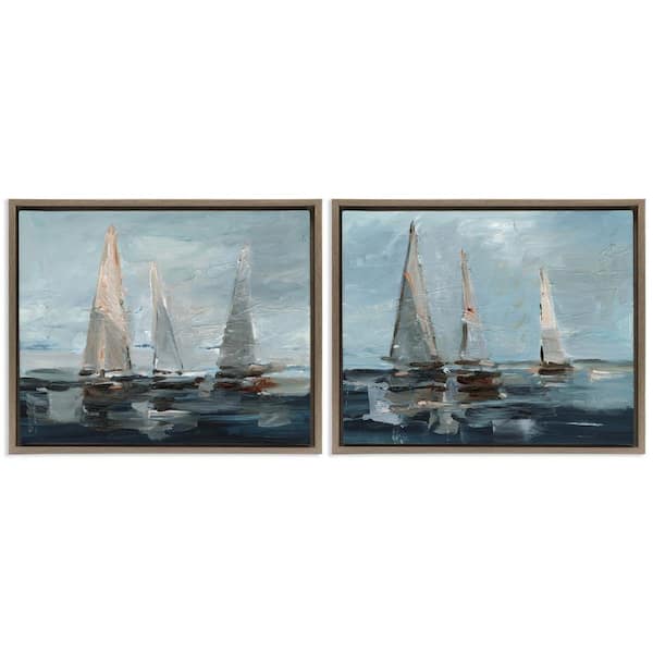 Stupell Industries Sailboat Seascape Impressions by Ethan Harper 2 ...