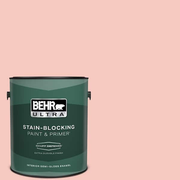 BEHR ULTRA 1 gal. #180C-2 Sandblast Extra Durable Semi-Gloss Enamel Interior Paint & Primer