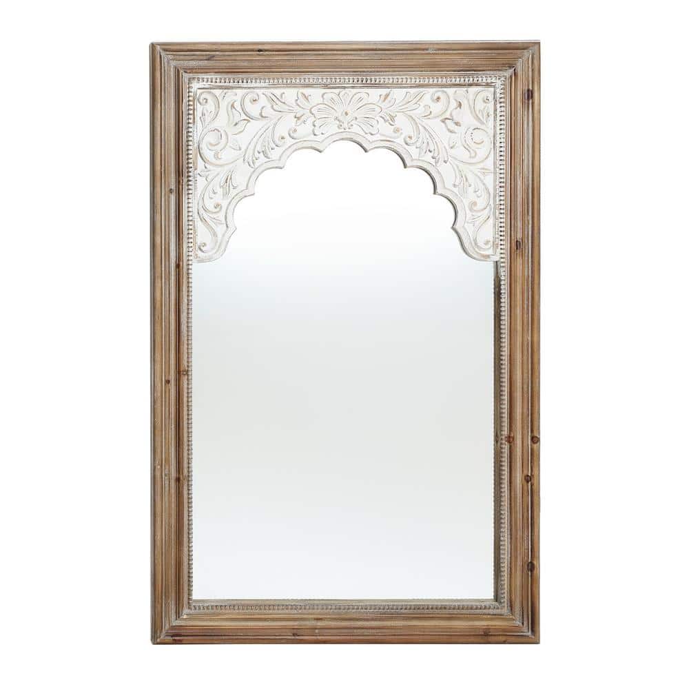 Rustic Painted Indian Mirror (78 x 60cm) Rustic Painted Indian Mirror (78 x 60cm)