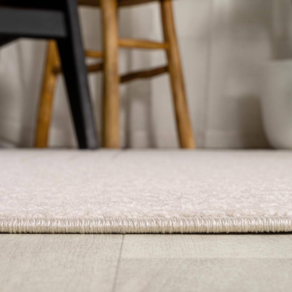 Odense Ivory Cream High-Low Geometric Indoor Outdoor Rug