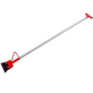 7 in. Wide Floor Scraper and Stripper with 48 in. Handle and Foot Peg