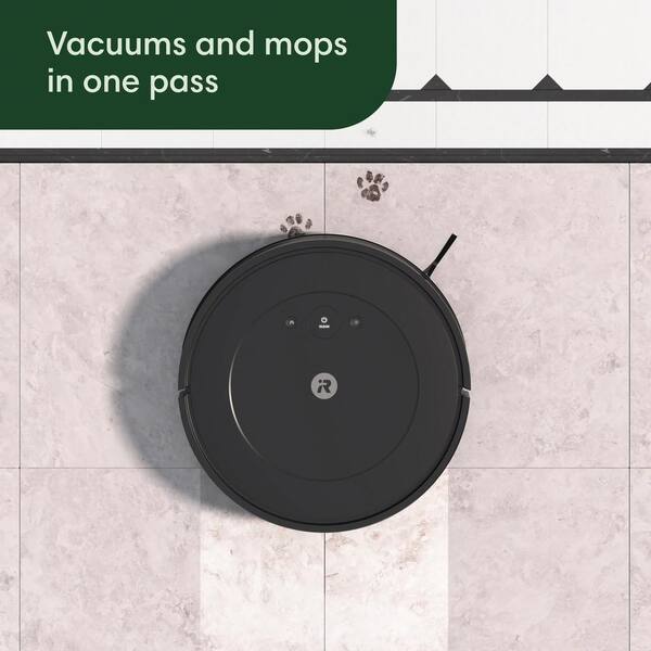 iRobot - Roomba Combo Essential 13 in. Robotic Vacuum with Smart Navigation in Black