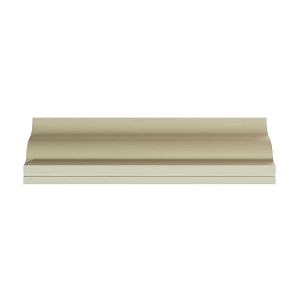 Ekena Millwork Bryan 2.375 in. D x 3.375 in. W x 96 in. L Polyurethane Crown Moulding