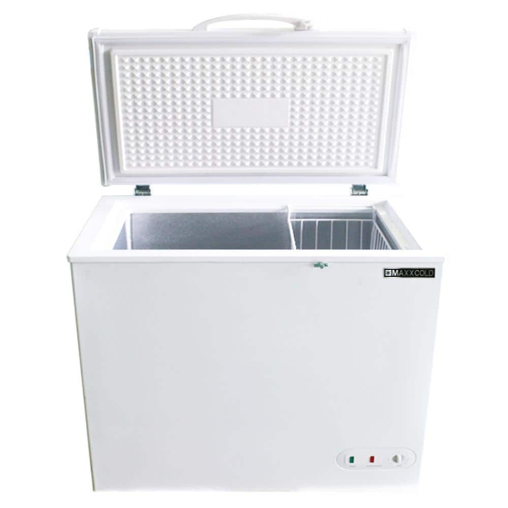 Maxx Cold White Commercial Chest Freezer with Solid Top, 7 cu. ft.