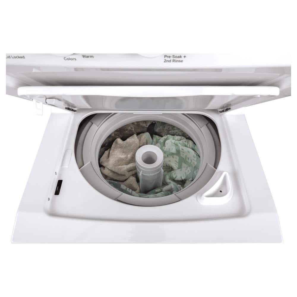 White 2.3 Cu. Ft. Washer and 4.4 Cu. Ft. Electric Dryer Laundry Center