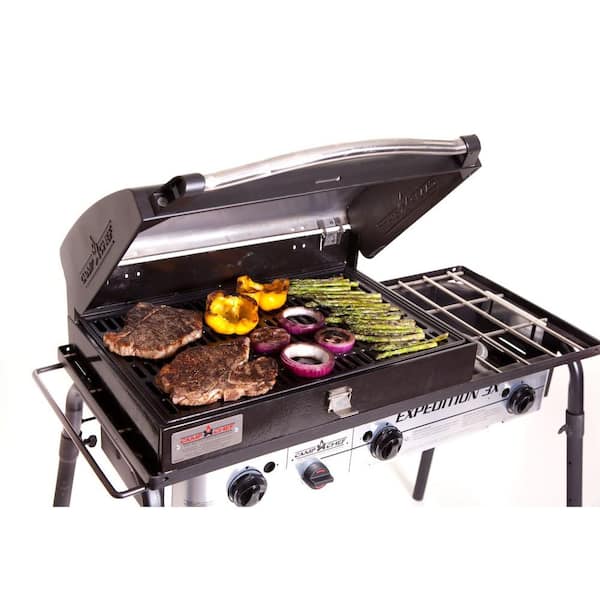 Camp Chef Big Gas Grill 16 Outdoor Stove with BBQ Box Accessory