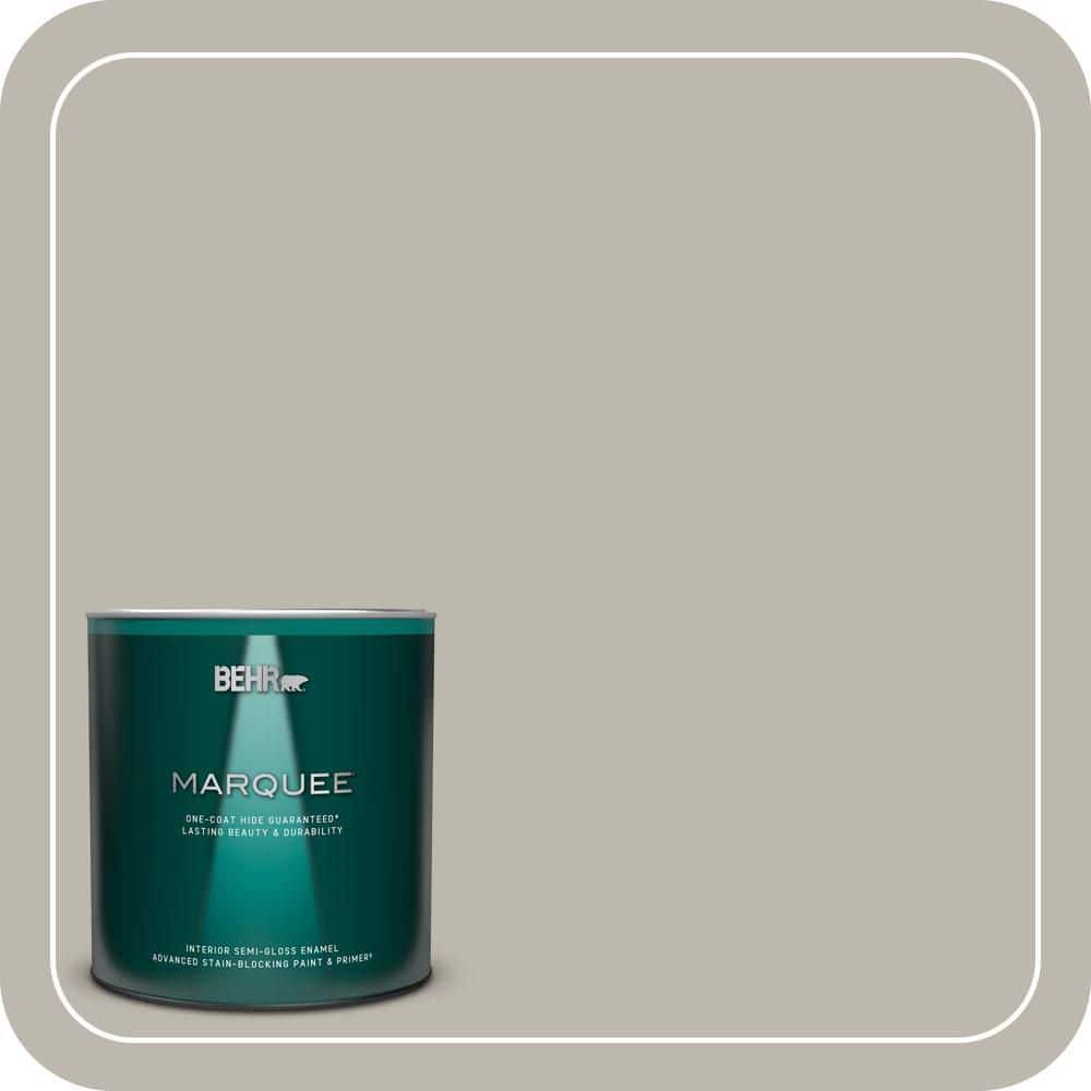 1 qt. Home Decorators Collection #HDC-NT-06G Glasgow Fog Semi-Gloss Enamel Interior Paint & Primer price history on PriceWatchPro