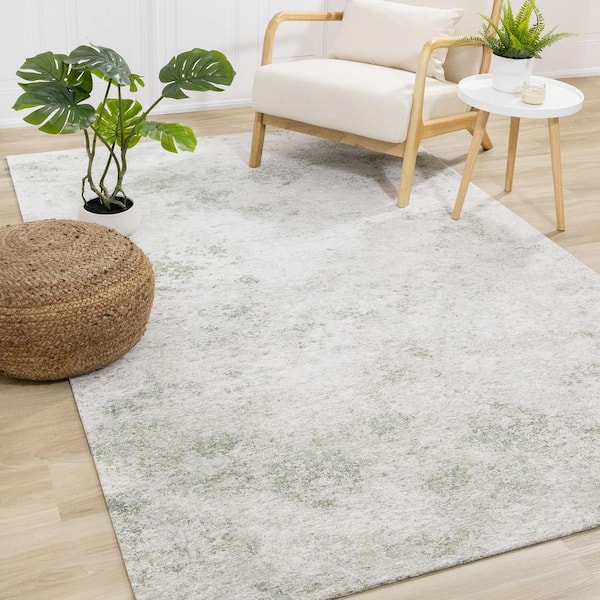 Lirien Collections 5 ft. x 8 ft. Beige Organic Indoor Area Rug