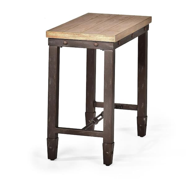 Unbranded Jersey Tobacco Industrial Chairside End Table