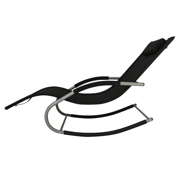 outsunny chaise rocker