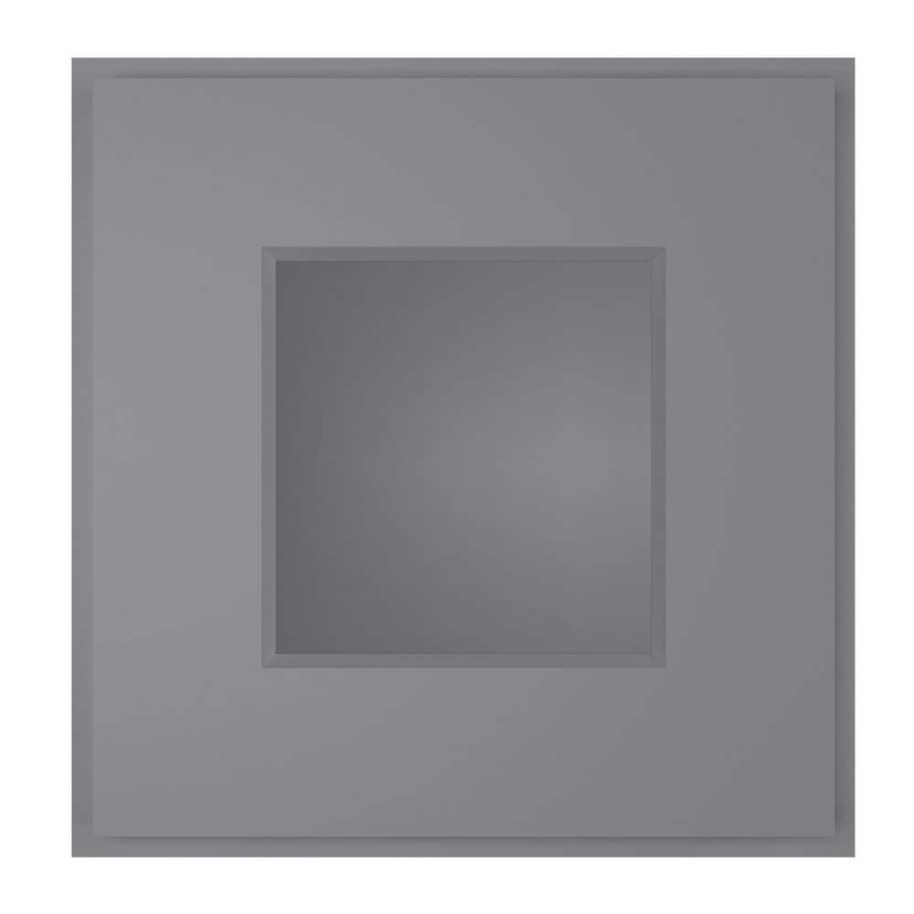 HOMEIBRO 12 in. W X 12 in. D X 12 in. H in Shaker Gray Plywood Ready to