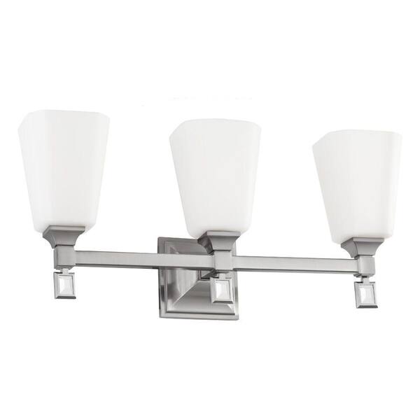 Generation Lighting Sophie 3-Light Brushed Steel Vanity Light