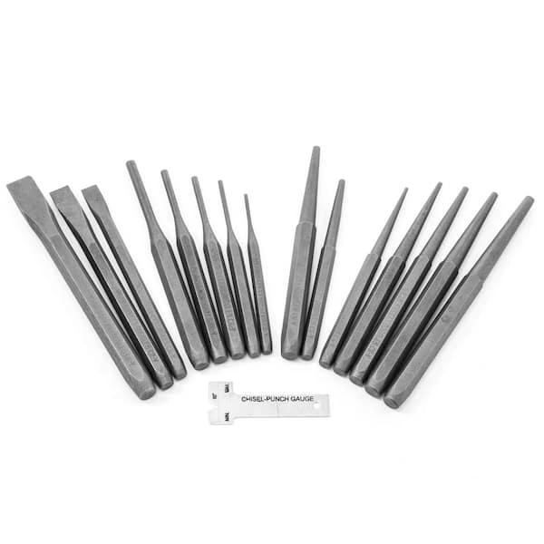 Stark 12-Piece Steel Metal Punch and Chisel Tool Set