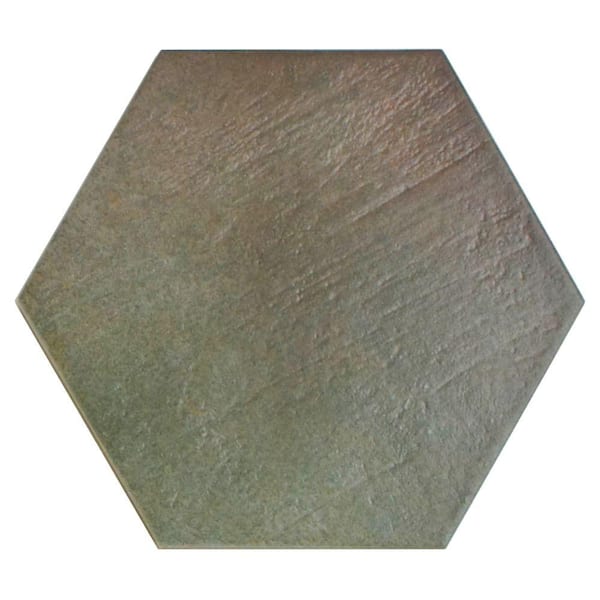 Merola Tile Hexatile Matte Musgo 7 in. x 8 in. Porcelain Floor and Wall Tile (2.2 sq. ft. / pack)