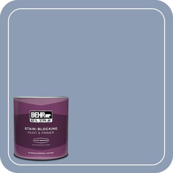 BEHR ULTRA 1 qt. #PMD-72 Periwinkle Dusk Extra Durable Eggshell Enamel Interior Paint & Primer